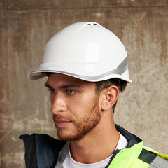 Каска защитная Delta Plus Diamond Vi Wind белая с храповиком (DIAM6WTRBC) - фото 6