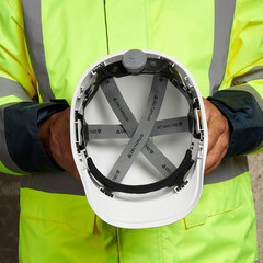 Каска защитная Delta Plus Diamond Vi Wind белая с храповиком (DIAM6WTRBC) - фото 5