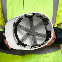 Каска защитная Delta Plus Diamond Vi Wind белая с храповиком (DIAM6WTRBC) - фото 4