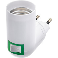 Изображение товара Переходник розеточный для ламп Е27 Duwi IP20 угловой (24639 8)