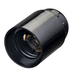 Изображение товара Патрон для лампы Е27 Duwi карболитовый 60 Вт IP20 подвесной черный (24607 7)