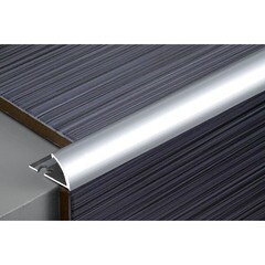 Профиль для плитки от 10 до 12,5 мм окантовочный наружный алюминиевый 2700х27х14,5 мм черный - фото 3