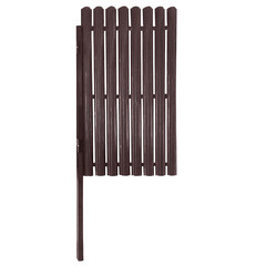 Изображение товара Калитка распашная с односторонним штакетником 1х1,5 м коричневая RAL 8017