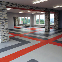 Плитка модульная ПВХ Пластфактор Sensor Tech Пыльно-серая RAL 7037 3,5 кв.м 5 мм - фото 3