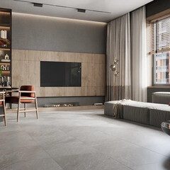 Керамогранит Gracia Ceramica Abremo серый 600х600х10 мм (4 шт.=1,44 кв.м) - фото 2