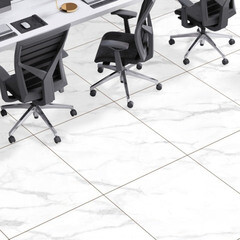 Керамогранит NT Ceramic Marmo белый матовый 600х600х8,5 мм (4 шт.=1,44 кв.м) - фото 11