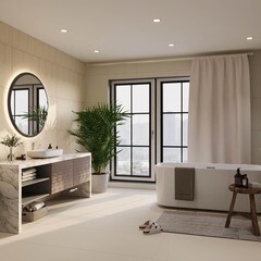 Керамогранит Lavelly Granite белый матовый 1200х600х9 мм (2 шт.=1,44 кв.м) - фото 2