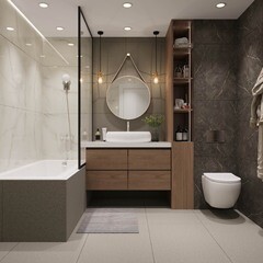 Керамогранит Lavelly Granite серый матовый 1200х600х9 мм (2 шт.=1,44 кв.м) - фото 2