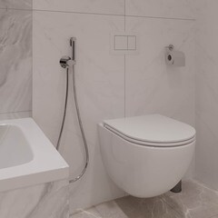 Смеситель с гигиеническим душем встраиваемый Mixline ML 31 со скрытой частью в комплекте хром (551785) - фото 2