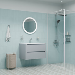 Душевая система Iddis Parker с верхним душем с лейкой с изливом хром (PARSB3Fi06) - фото 11