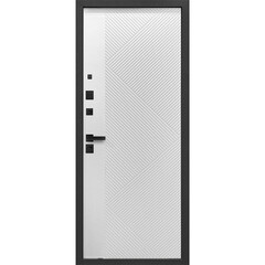 Дверь входная Ferroni Smart 1 левая сатин зеленый - эмалит белый 960х2050 мм с электронным замком - фото 10