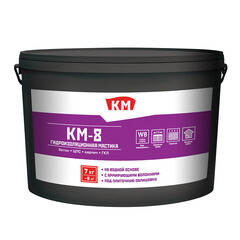 Мастика гидроизоляционная акриловая КМ-8 7 кг - фото 1