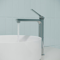 Смеситель для раковины высокий Iddis Parker однорычажный хром (PARSB01i01) - фото 3