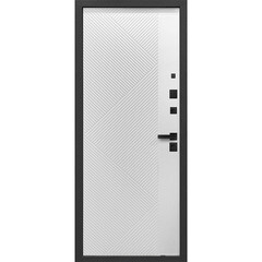 Дверь входная Ferroni Smart 1 правая сатин зеленый - эмалит белый 860х2050 мм с электронным замком - фото 10