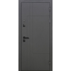 Дверь входная Ferroni Smart 4 правая муар графит серый - эмалит белый 860х2050 мм с электронным замком - фото 9