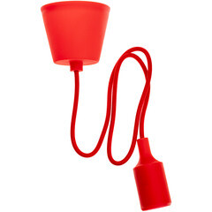 Изображение товара Патрон для лампы E27 Rev ПВХ 40 Вт IP20 с подвесом красный (24645 9)