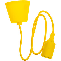 Изображение товара Патрон для лампы E27 Rev ПВХ 40 Вт IP20 с подвесом желтый (24643 5)