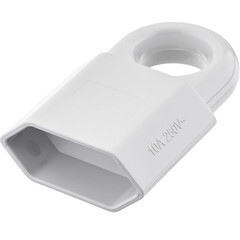 Изображение товара Розетка Düwi 10 А 230 В с кольцом белая (30460 9)