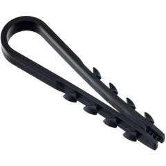 Изображение товара Дюбель-хомут для плоского кабеля Duwi ДХК 5-10 мм черный (10 шт.) (30347 3)