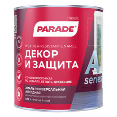 Эмаль алкидная Parade Декор и защита база С матовая 0,75 л - фото 4
