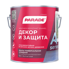 Эмаль алкидная Parade Декор и защита база А глянцевая 2,5 л - фото 4