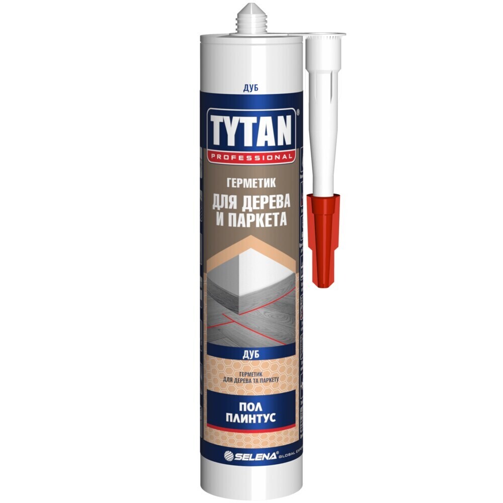 

Герметик акриловый для дерева и паркета Tytan Professional дуб 280 мл, Коричневый