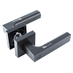 Дверь входная Ferroni Smart 4 левая муар графит серый - эмалит белый 960х2050 мм с электронным замком - фото 4