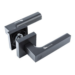 Дверь входная Ferroni Smart 4 правая муар графит серый - эмалит белый 960х2050 мм с электронным замком - фото 4