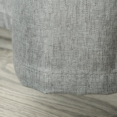 Штора для ванны Fixsen Linum 2000х1800 мм полиэстер серая (1535К) - фото 5