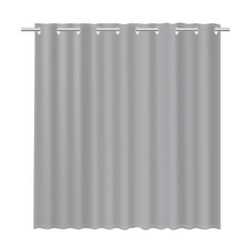 Штора для ванны Fixsen Linum 2000х1800 мм полиэстер серая (1535К)