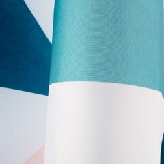 Штора для ванны Fixsen Simple 2000х1800 мм полиэстер разноцветная (1504) - фото 2