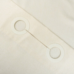 Штора для ванны Fixsen Linum 2000х1800 мм полиэстер бежевая (1535А) - фото 3