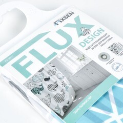 Штора для ванны Fixsen Flux 2000х1800 мм полиэстер разноцветная (2511) - фото 5