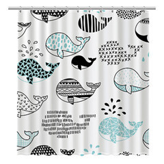 Изображение товара Штора для ванны Fixsen Flux 2000х1800 мм полиэстер разноцветная (2511)