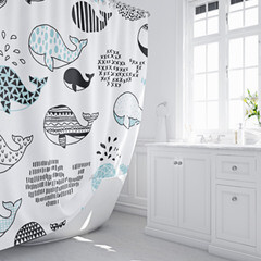 Штора для ванны Fixsen Flux 2000х1800 мм полиэстер разноцветная (2511) - фото 4