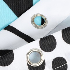 Штора для ванны Fixsen Flux 2000х1800 мм полиэстер разноцветная (2511) - фото 2