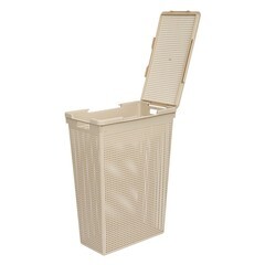 Корзина для белья Violet Лофт 615х450х260 мм 50 л латте (5650020) - фото 2