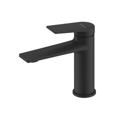 Смеситель для раковины Milardo Azure однорычажный черный (AZUBL00M01)