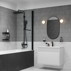 Смеситель для раковины Iddis Parker однорычажный черный (PARBL00i01) - фото 3