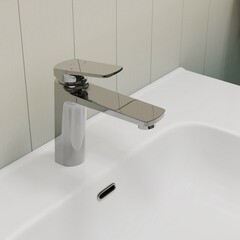 Смеситель для раковины Iddis Ever однорычажный хром (EVESB00i01) - фото 4