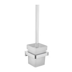 Ершик для унитаза Abber Westen подвесной стекло/металл хром (AA1732) - фото 1