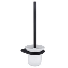 Изображение товара Ершик для унитаза Abber Nord подвесной стекло/металл черный (AA1532B)