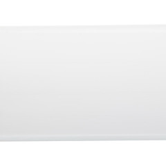 Плинтус ПВХ напольный Salag Lima 72 мм белый 2500 мм - фото 2