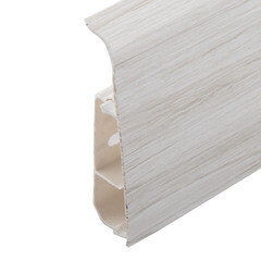 Плинтус ПВХ напольный Salag Lima 72 мм клен патина 2500 мм - фото 2