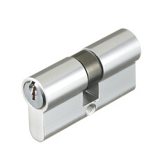 Цилиндр 2018 60 30х30 мм ключ/ключ хром - фото 4