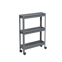 Изображение товара Стеллаж на колесах 755х530х175 мм Violet серый (782318)