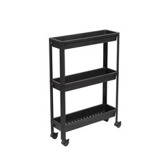 Изображение товара Стеллаж на колесах 755х530х175 мм Violet черный (782307)