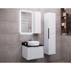 Тумба под раковину со столешницей Comforty Морон 60 см подвесная ясень беленый (00-00021039CF) - фото 10