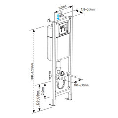 Комплект инсталляции Siamp Verso с унитазом Corsa Deco KX и сиденьем дюропласт микролифт быстросъем - фото 2