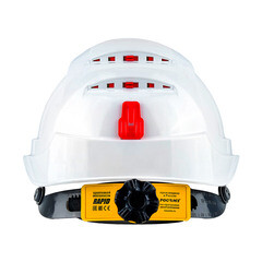 Каска защитная РОСОМЗ СОМЗ-80 Абсолют Rapid белая с храповиком (781717) - фото 2